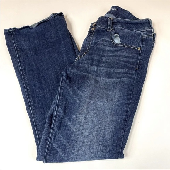 American Eagle Outfitters Denim - American Eagle Women’s Jeans 16 LONG Artist Bootcut Dark Wash Stretch #0469